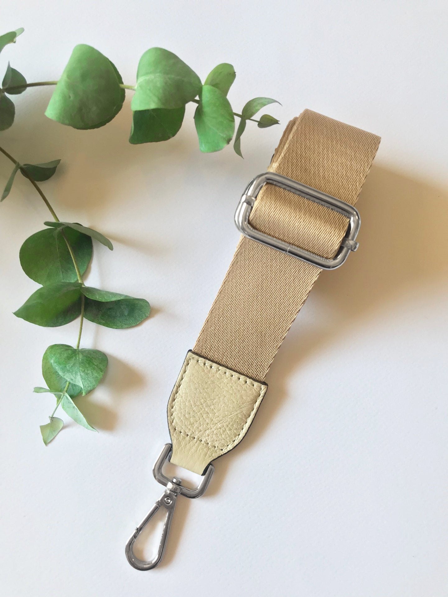 Stella Silver Strap Beige