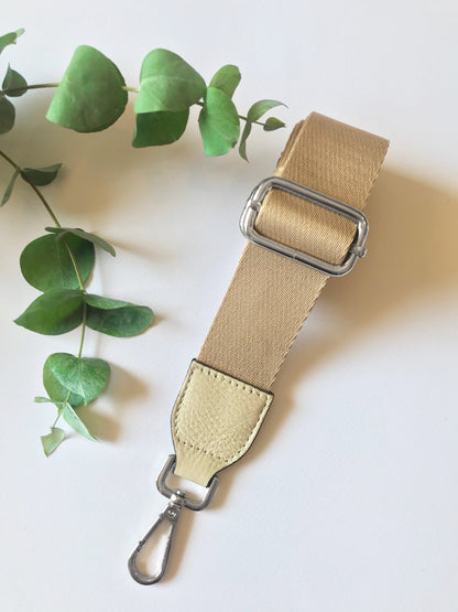 Stella Silver Strap Beige