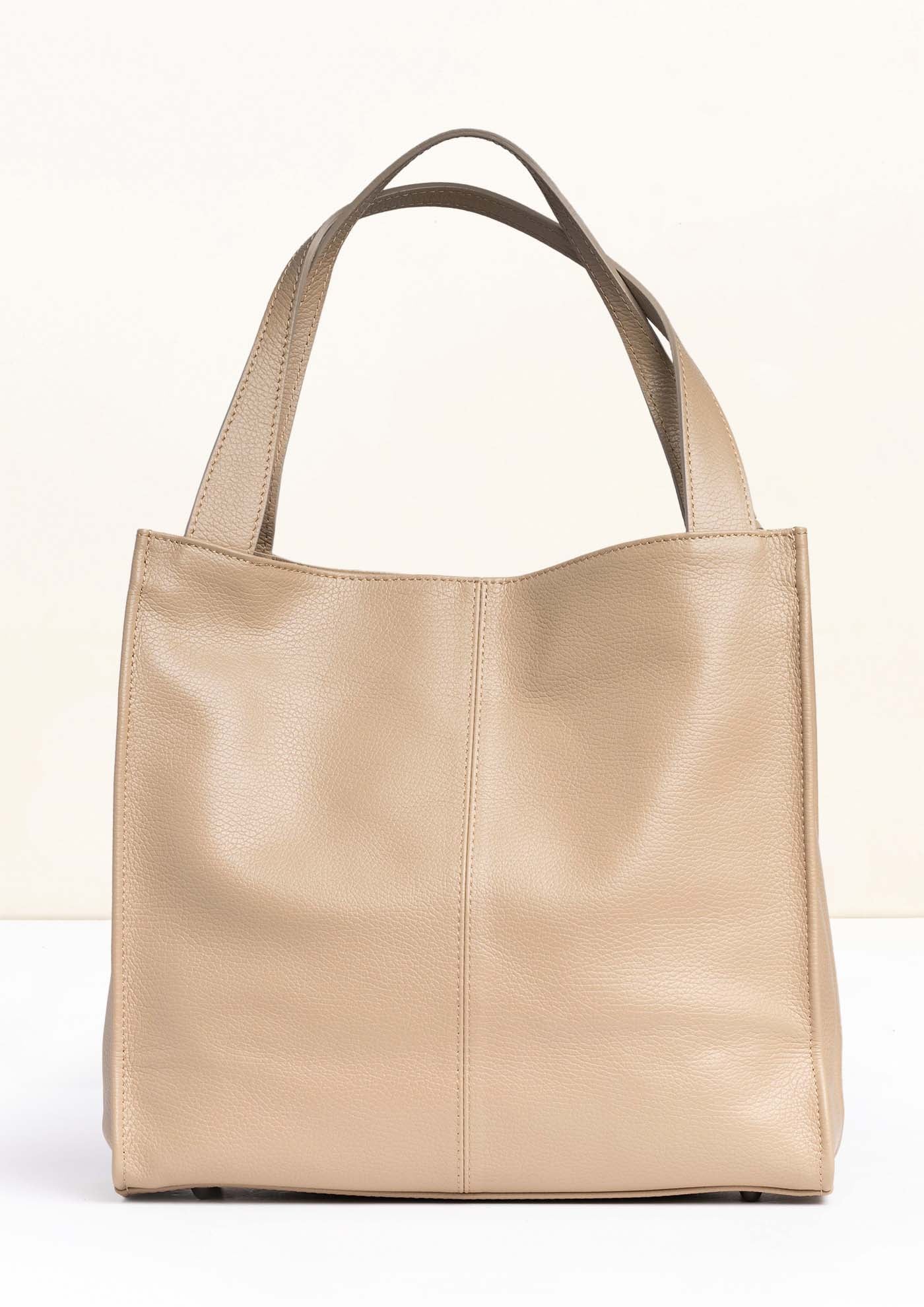 Cassia Small Tote Beige