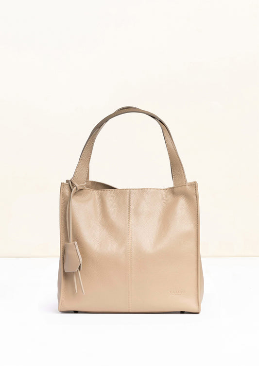 Cassia Small Tote Beige