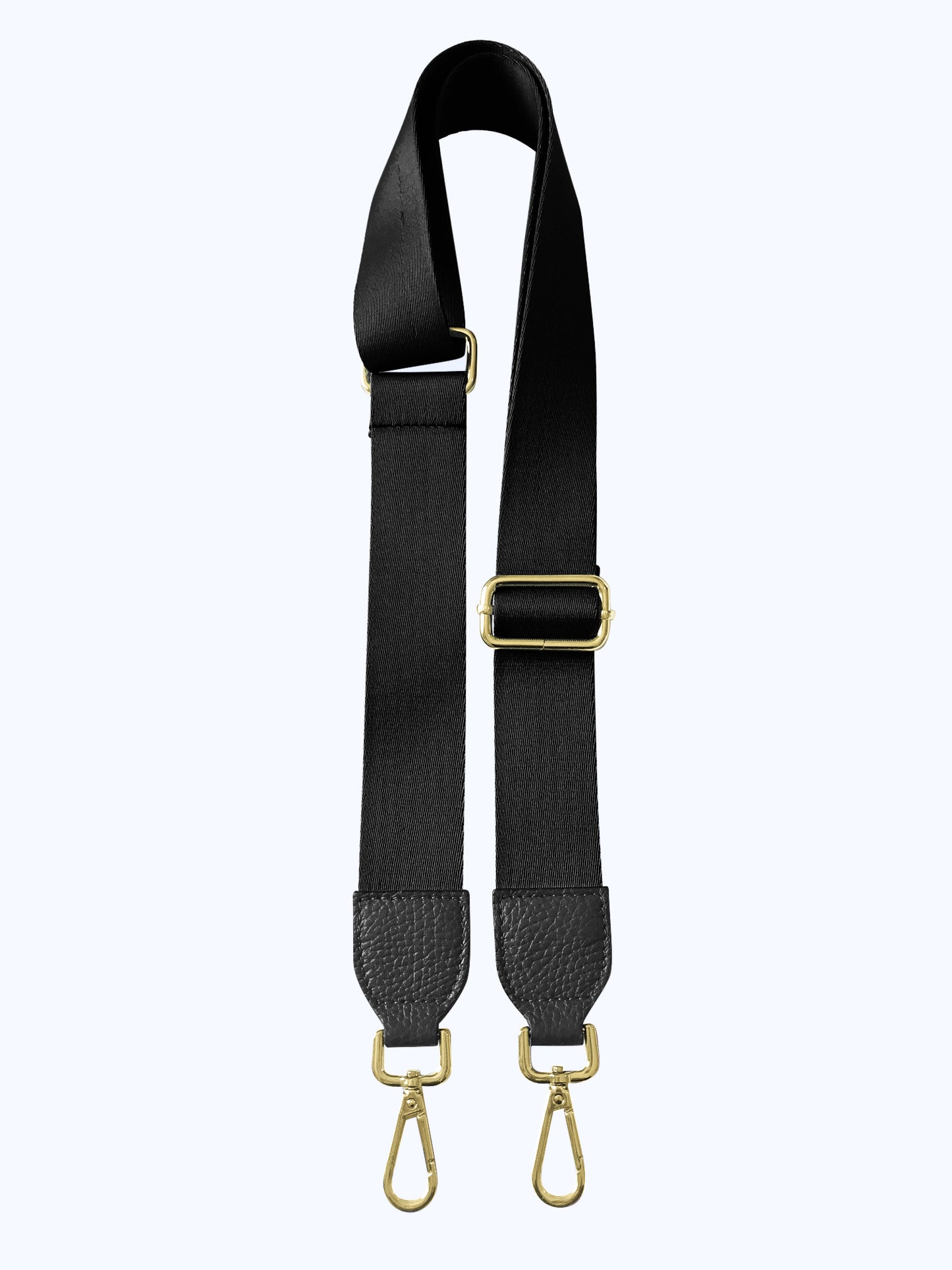 Stella Black and Gold Detachable handbag strap from LA LUPA