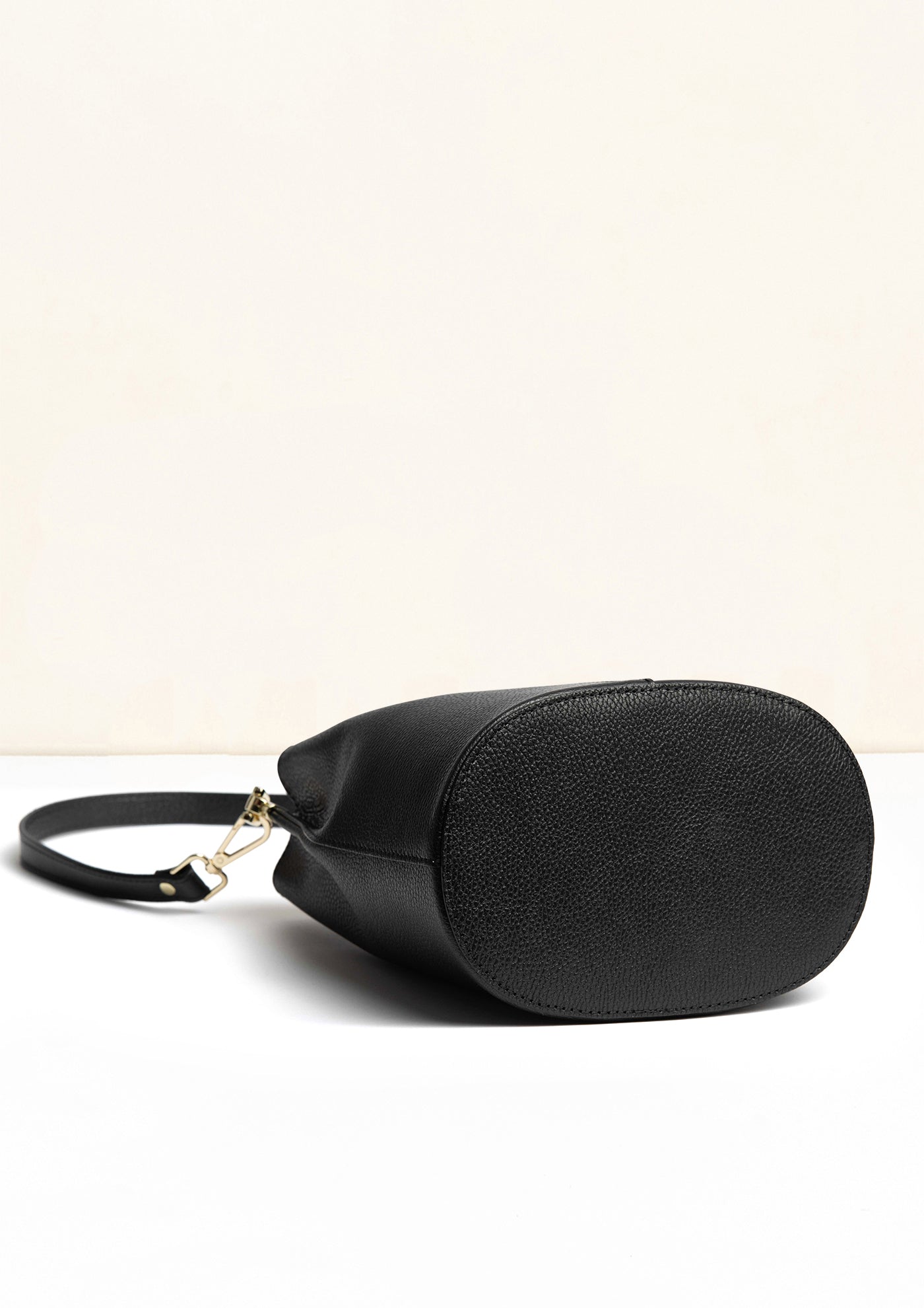 Livia Black Crossbody Italian Leather handbag from LA LUPA 