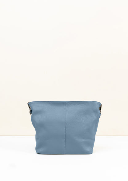 Lola Dusky Blue Crossbody Italian Leather handbag from LA LUPA