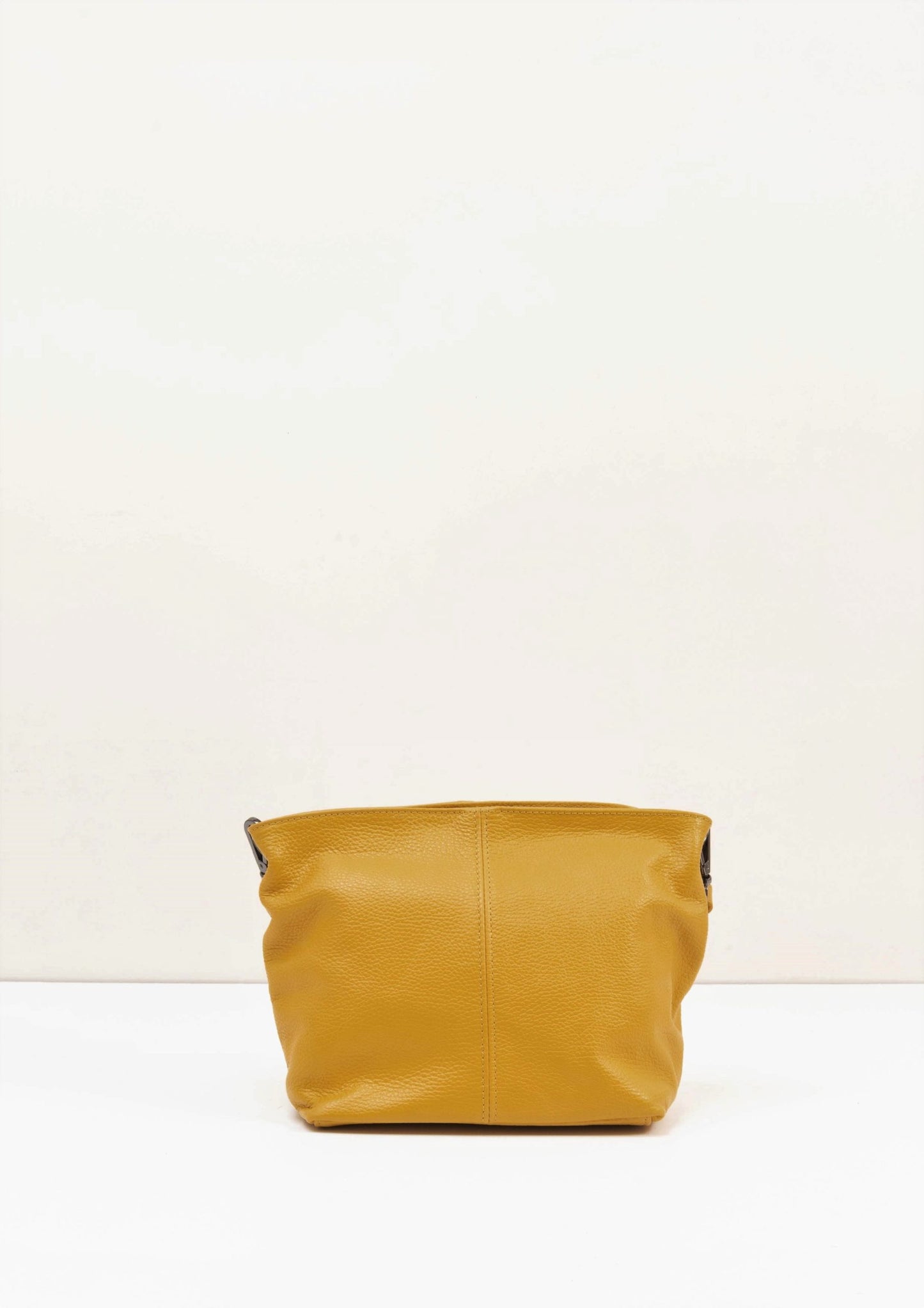 Lola Petite Mustard Crossbody Italian Leather Handbag from LA LUPA 