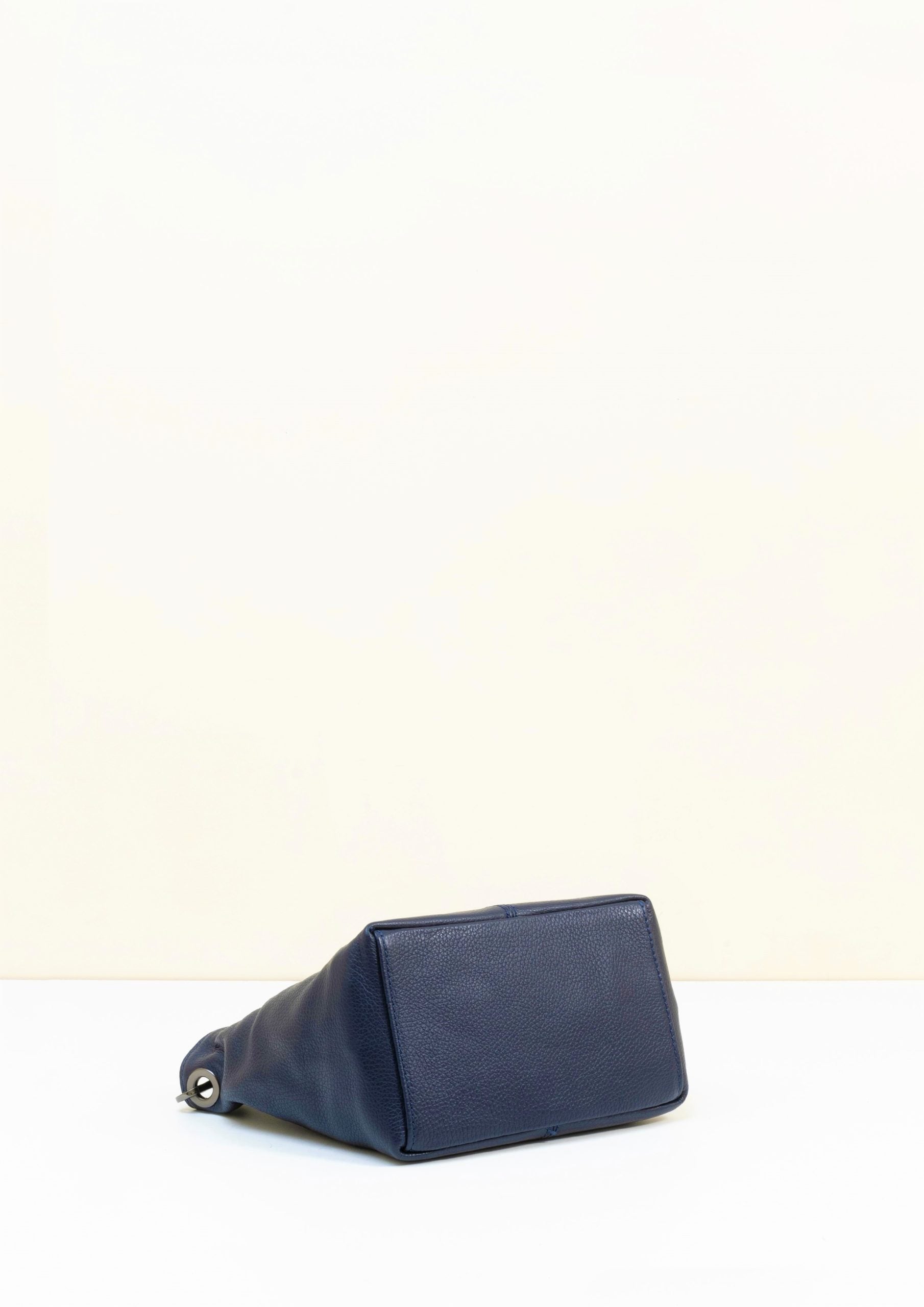 Lola Petite Navy Crossbody Italian Leather Handbag from LA LUPA 