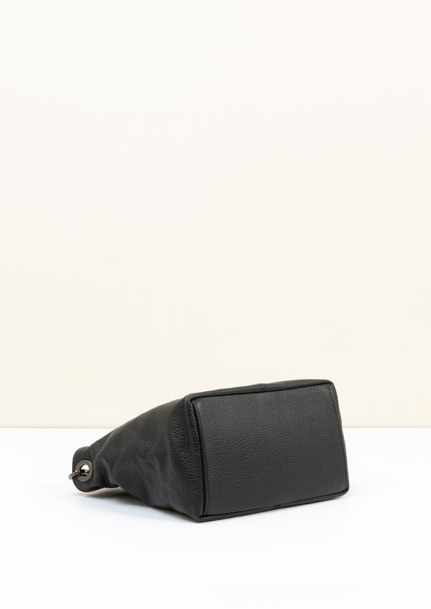 Lola Petite Black Crossbody Italian Leather Handbag from LA LUPA 