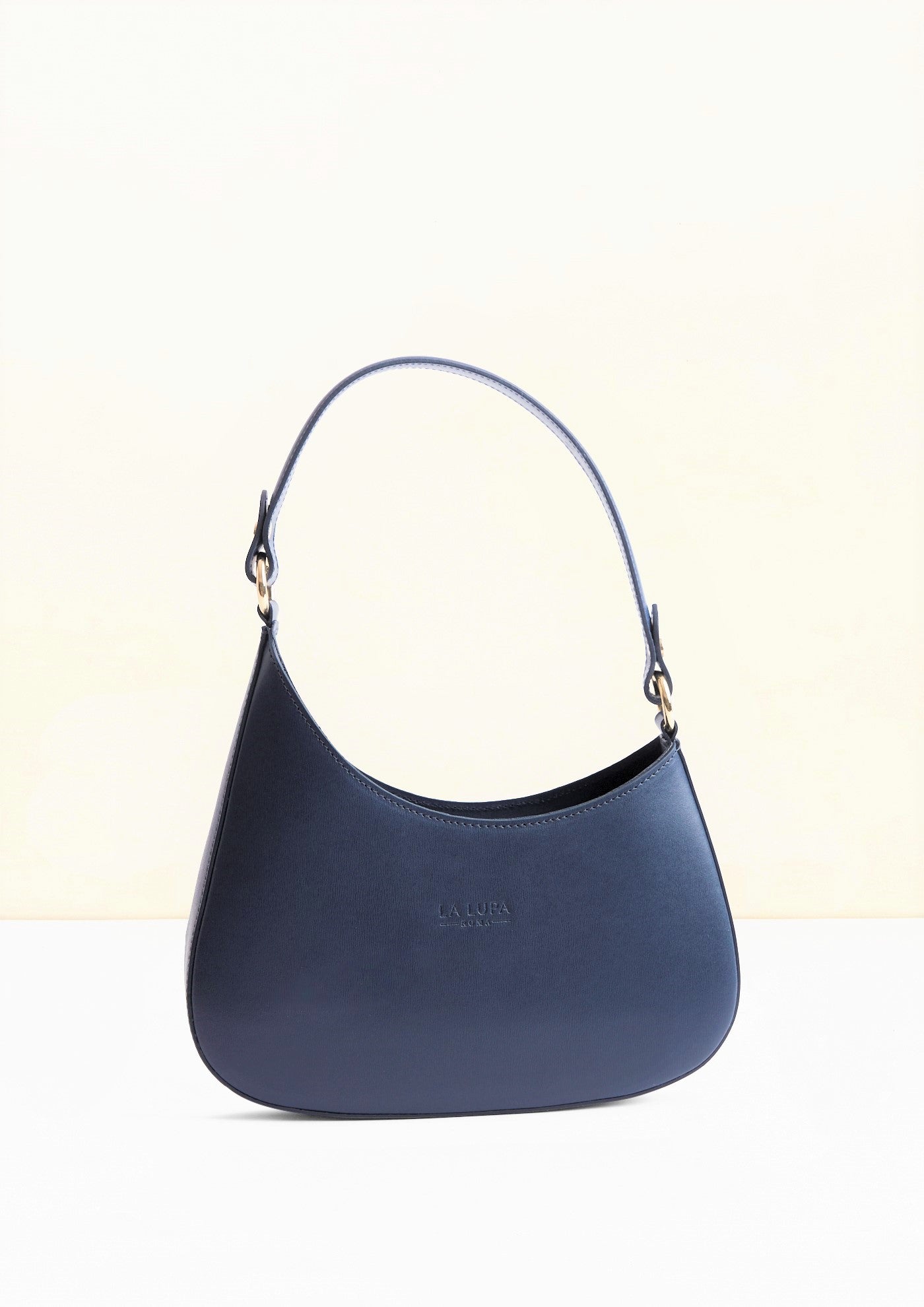 Sienna Navy Italian Leather Handbag from LA LUPA 