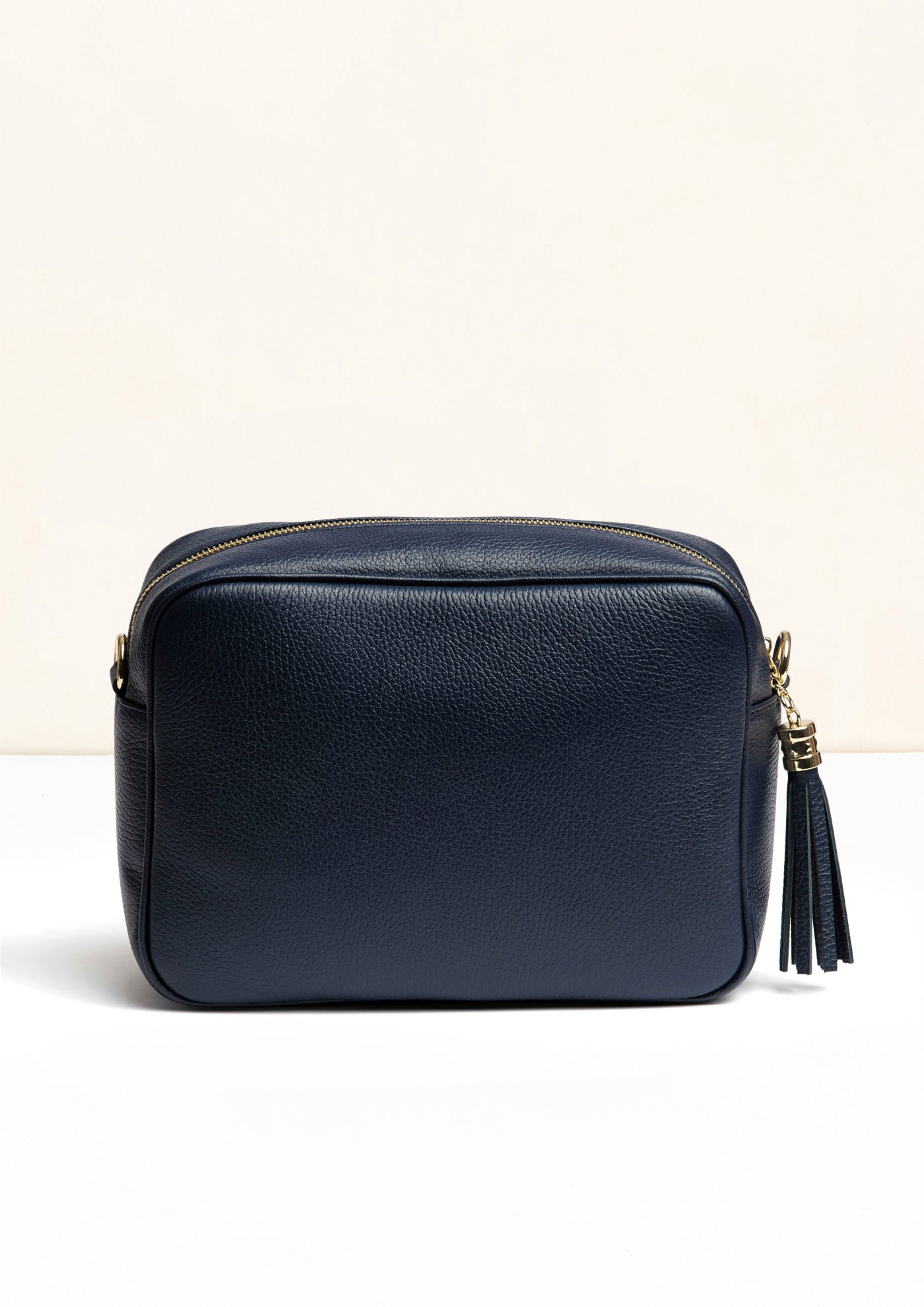 Allegra Navy Crossbody Italian Leather Handbag by LA LUPA