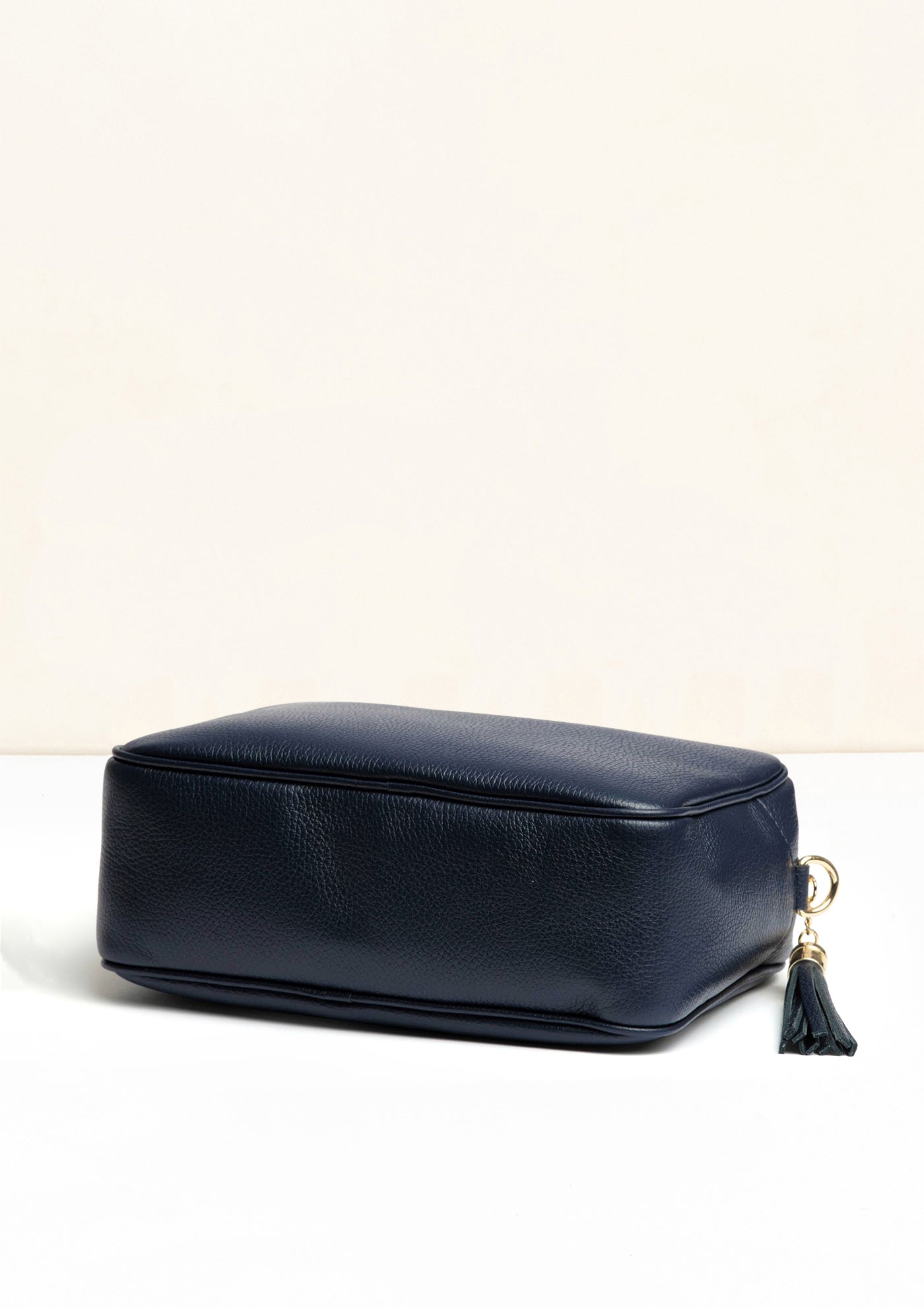 Allegra Navy Crossbody Italian Leather Handbag by LA LUPA