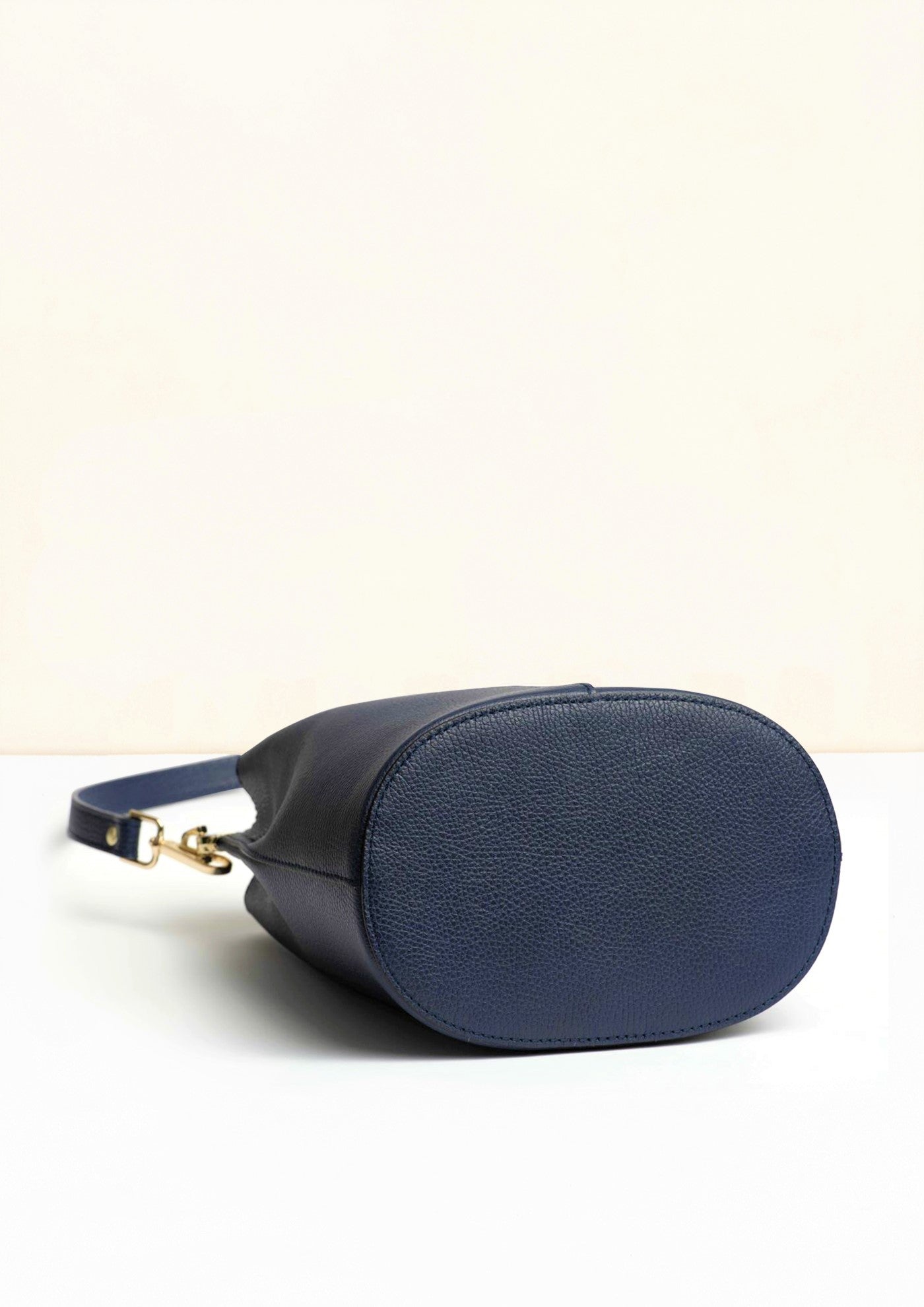 Livia Navy Crossbody Italian Leather handbag from LA LUPA 