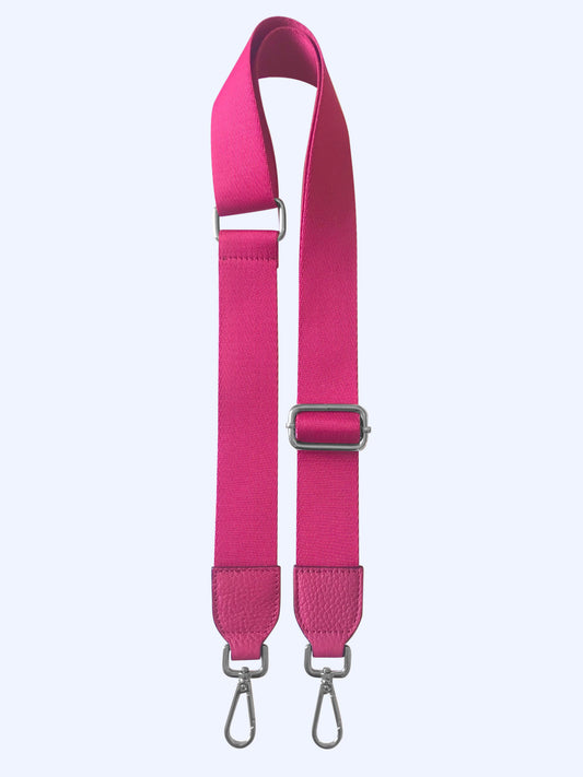 Stella Silver and Pink Detachable handbag strap from LA LUPA