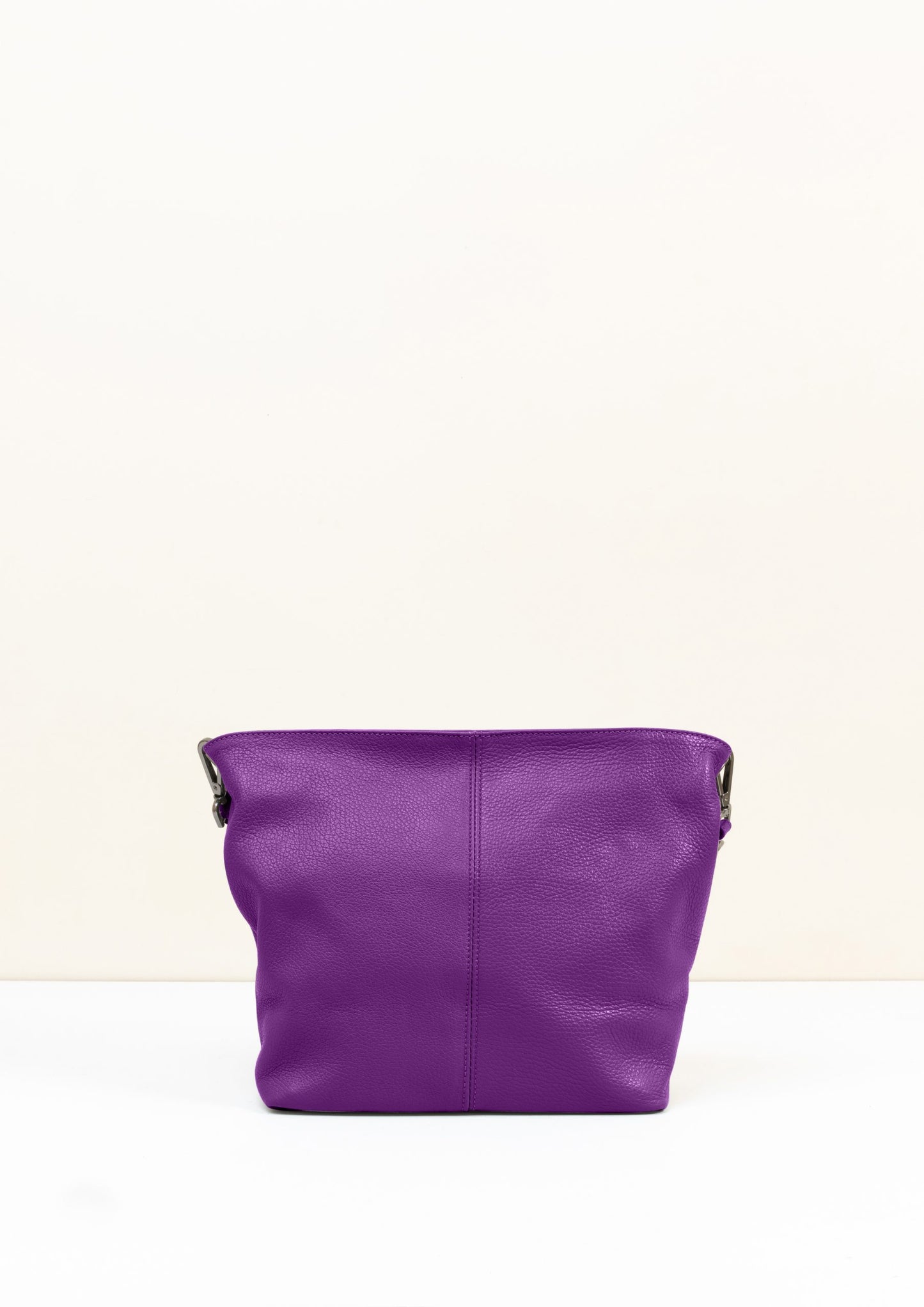 Lola Petite Purple Crossbody Italian Leather Handbag from LA LUPA 