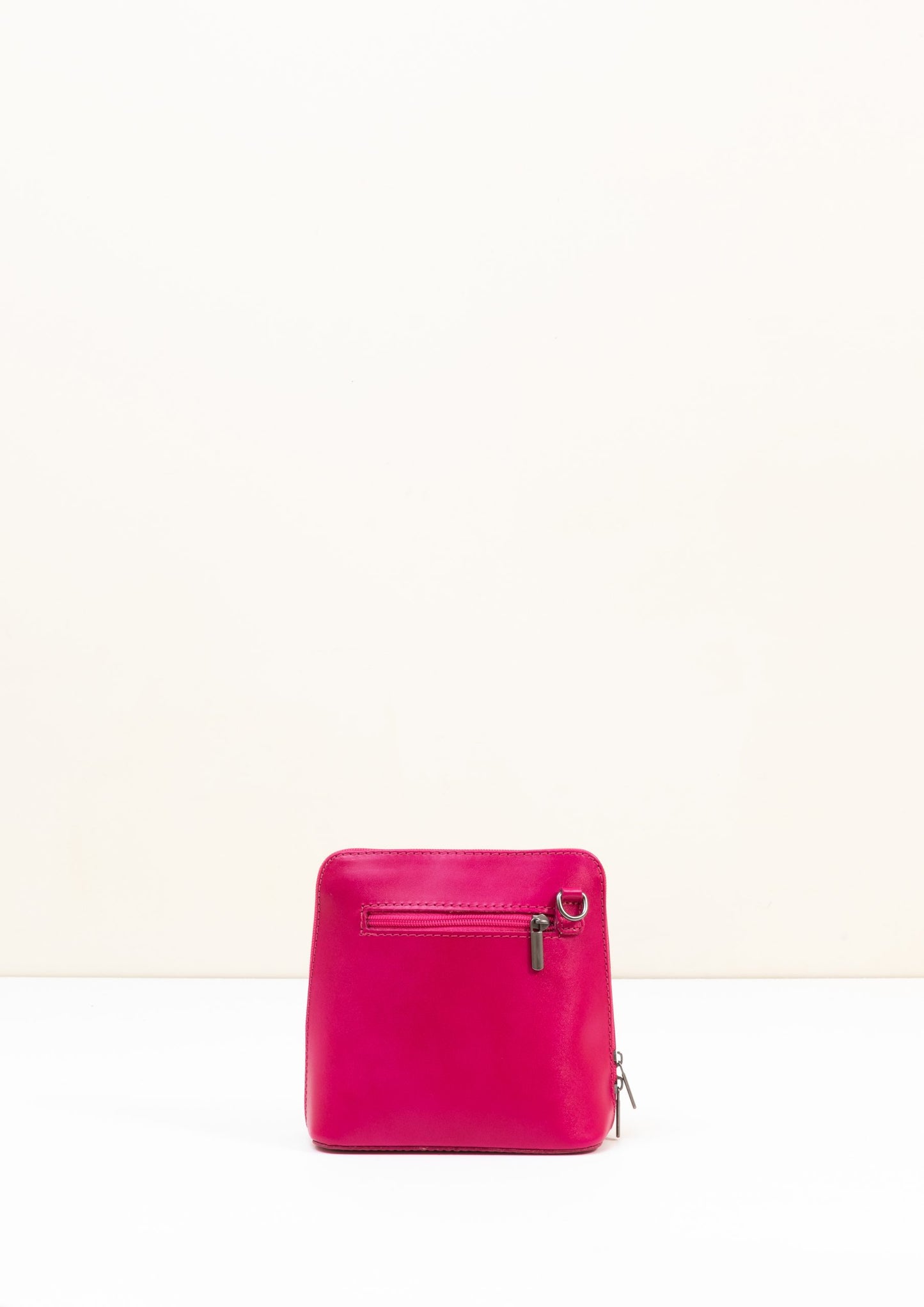 Rachele Mini Crossbody Fuschia Italian Leather Handbag from LA LUPA 