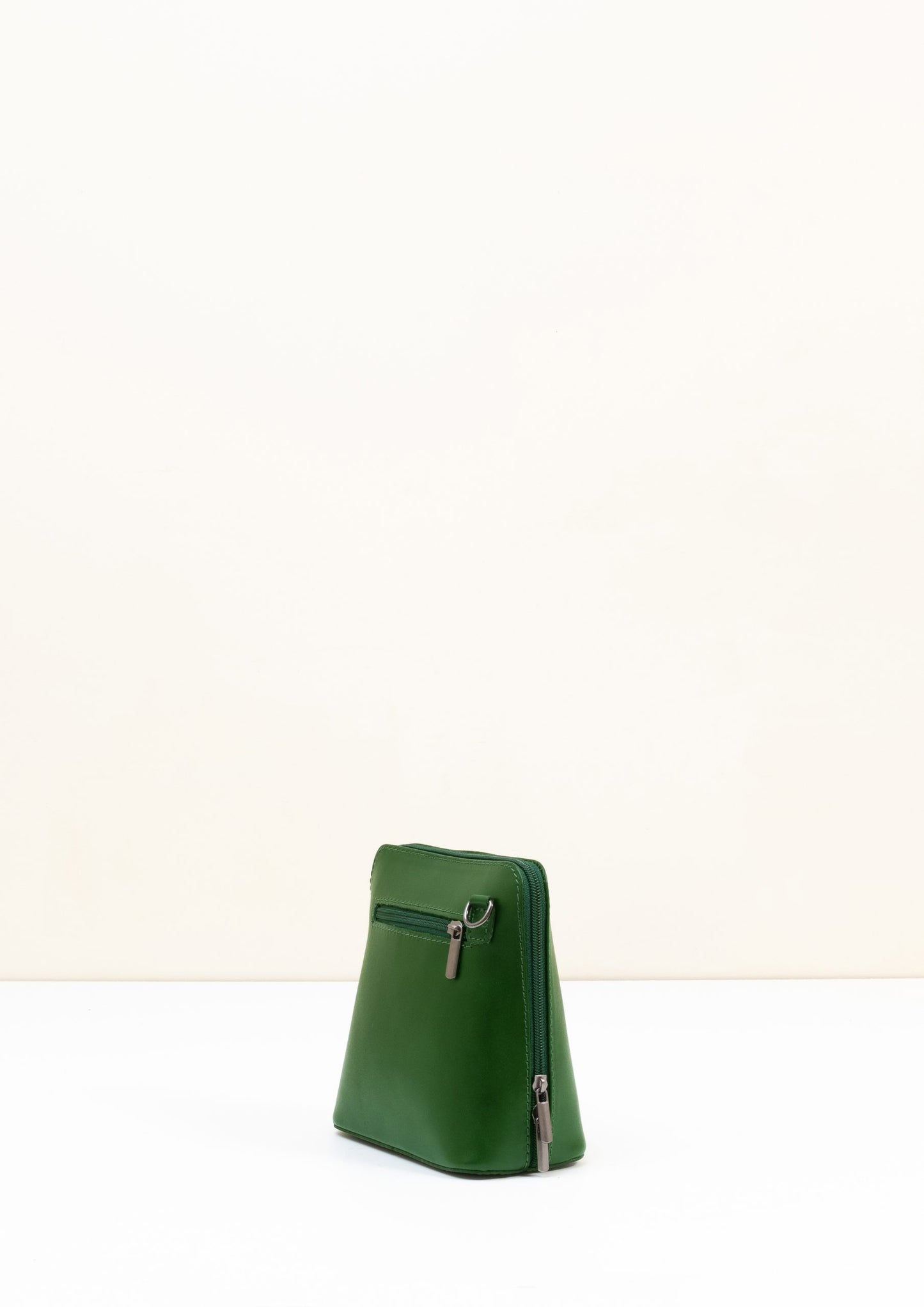 Rachele Mini Crossbody Green Italian Leather Handbag from LA LUPA 