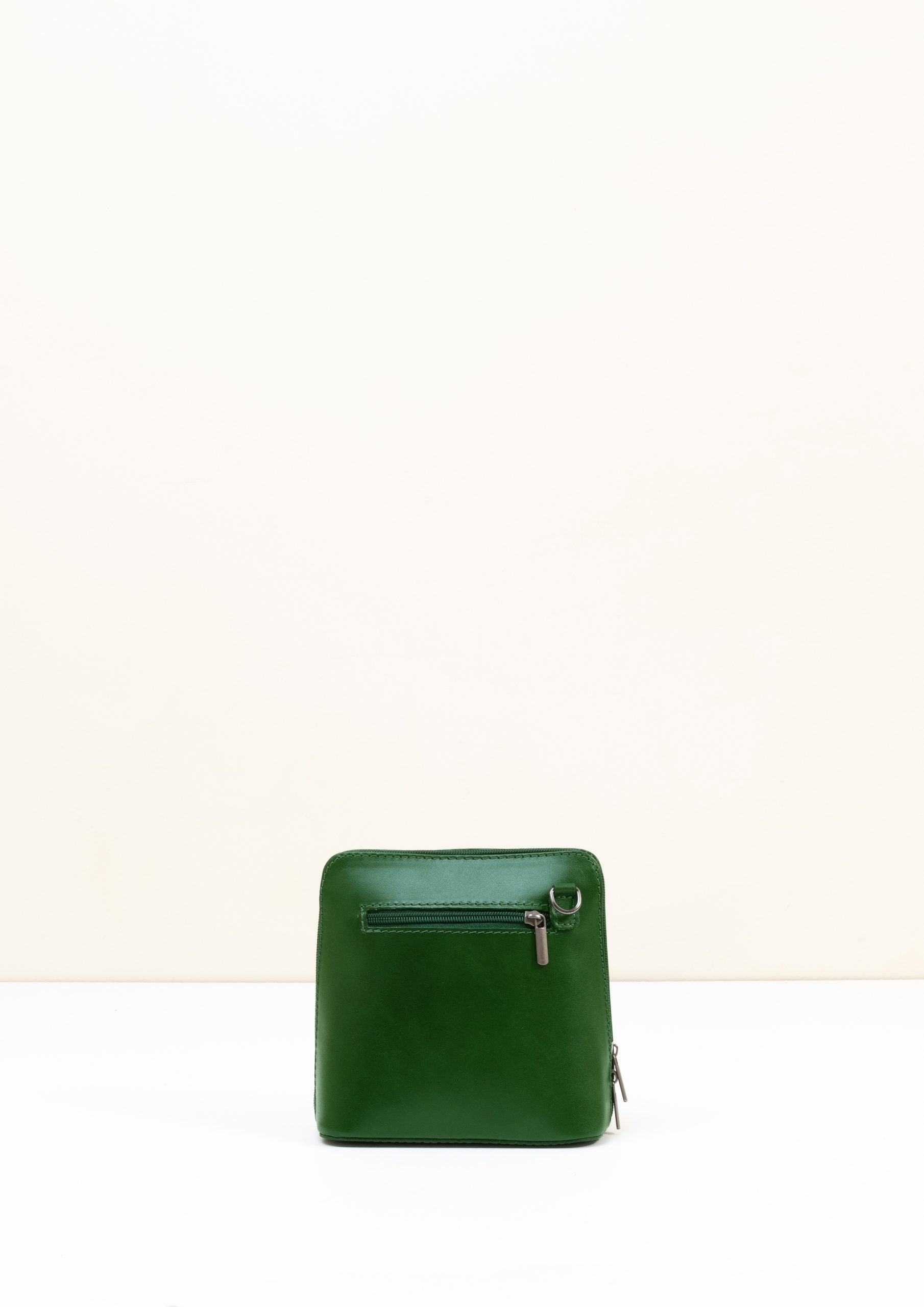 Rachele Mini Crossbody Green Italian Leather Handbag from LA LUPA 