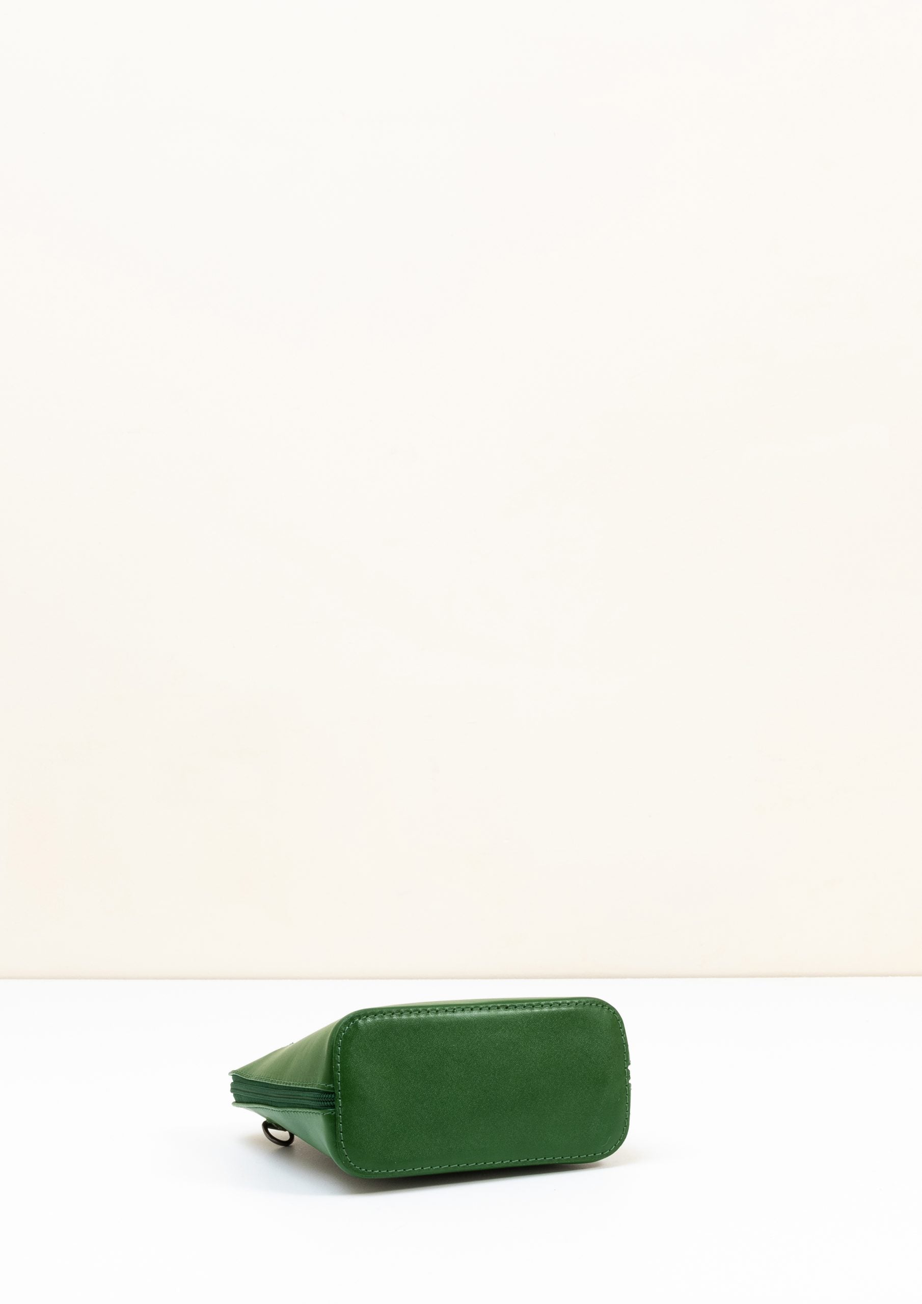 Rachele Mini Crossbody Green Italian Leather Handbag from LA LUPA 