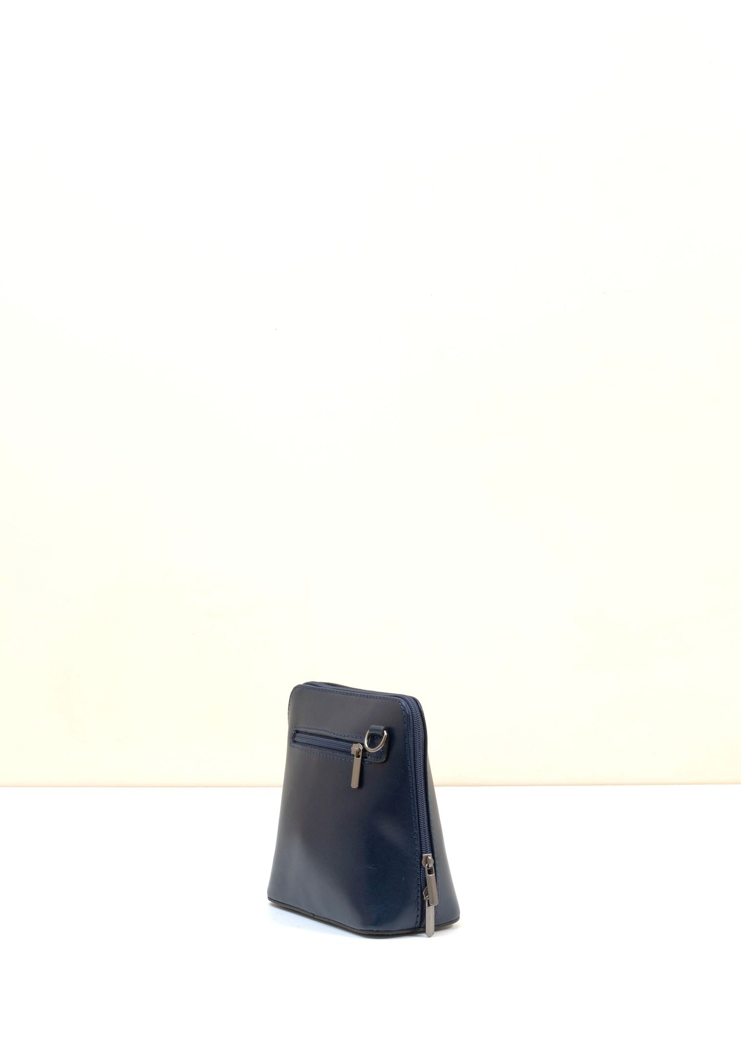 Rachele Mini Crossbody Navy Italian Leather Handbag from LA LUPA 