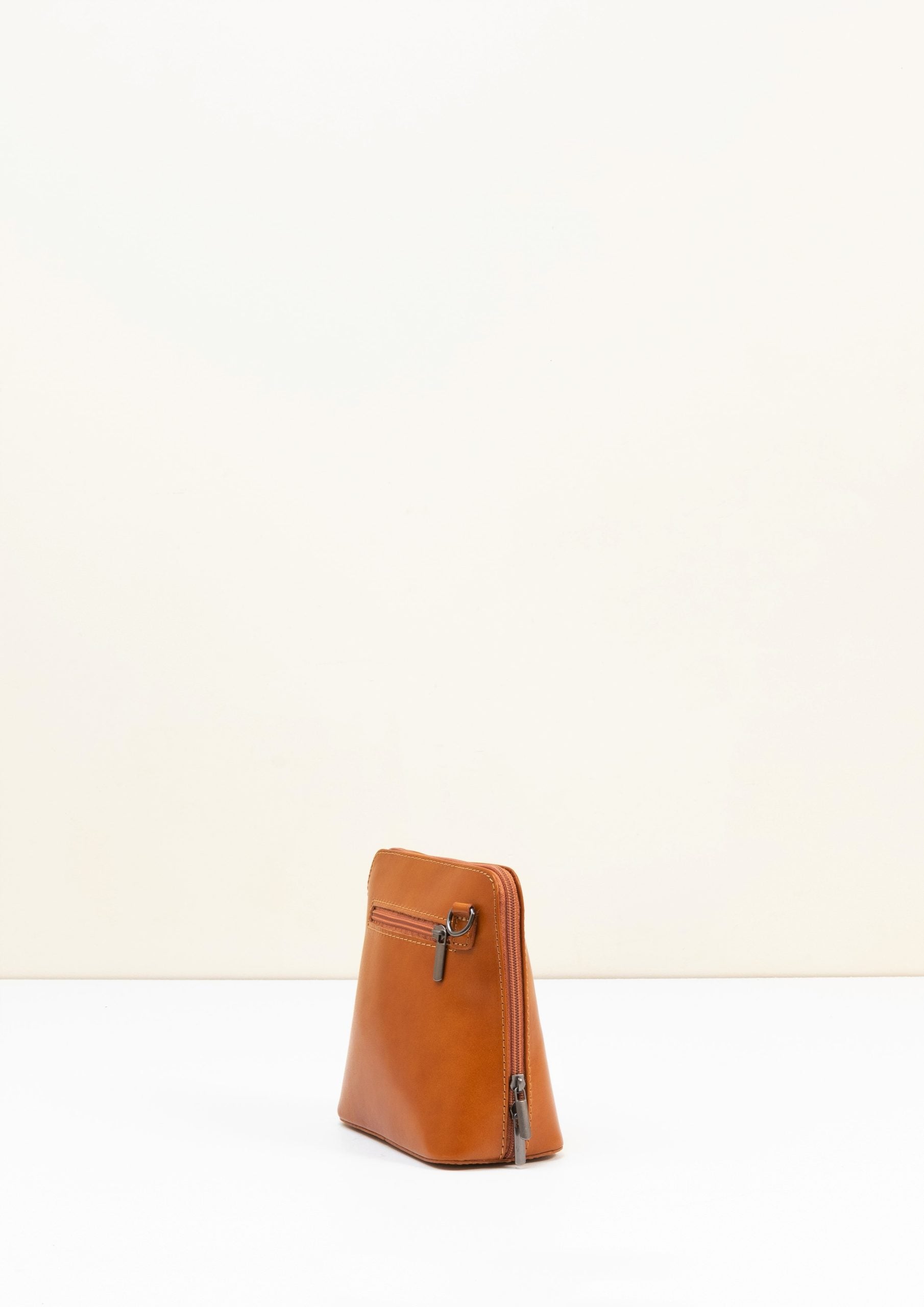 Rachele Mini Crossbody Tan Italian Leather Handbag from LA LUPA 