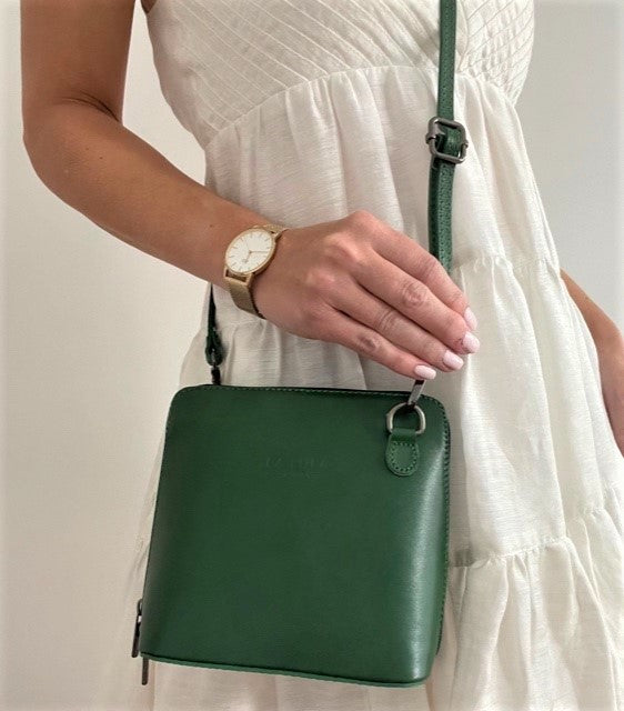 Rachele Mini Crossbody Dark Green