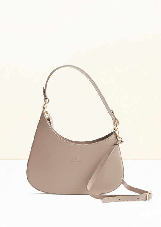 Sienna Sand Italian Leather Handbag from LA LUPA 