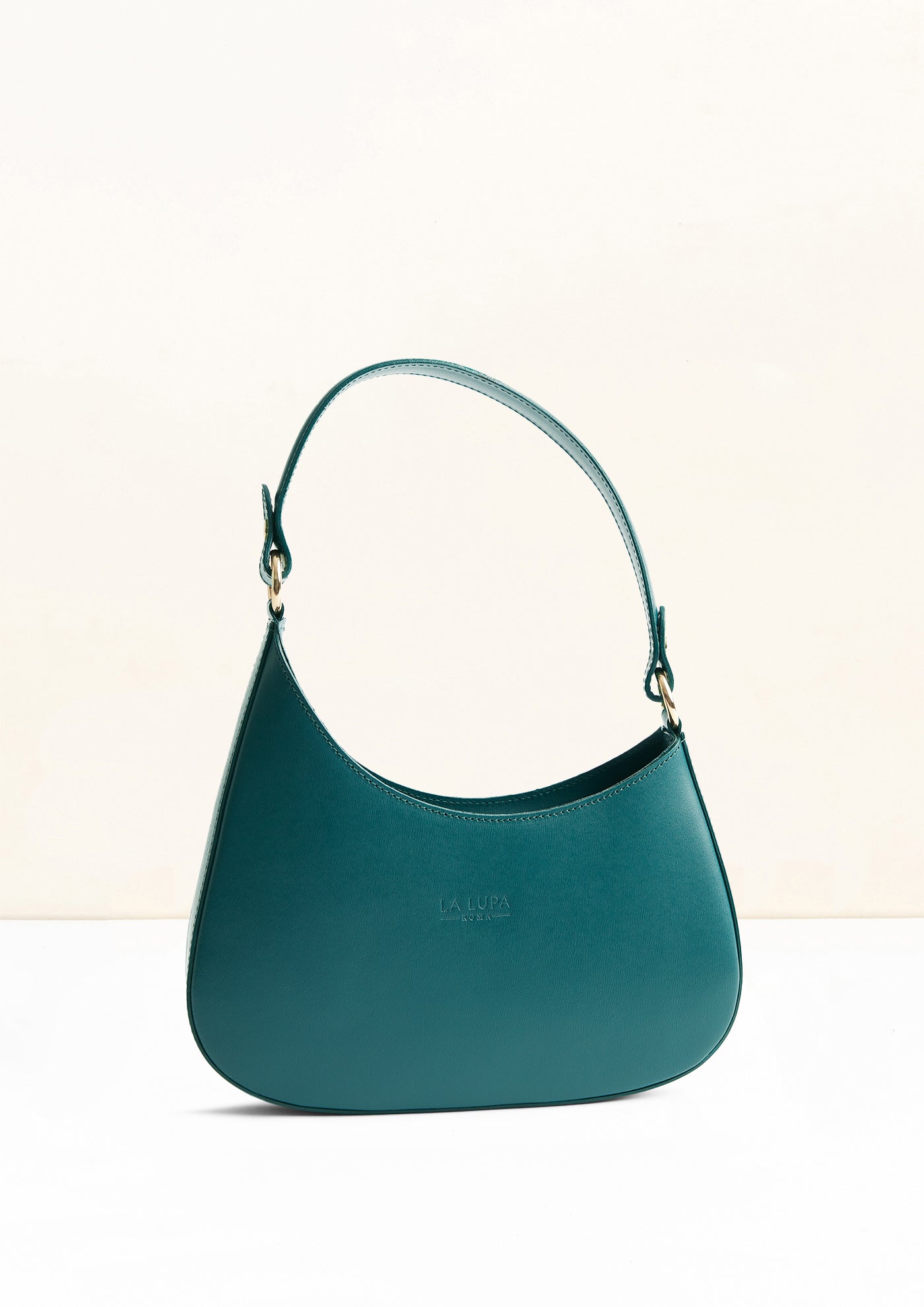 Sienna Teal Italian Leather Handbag from LA LUPA 