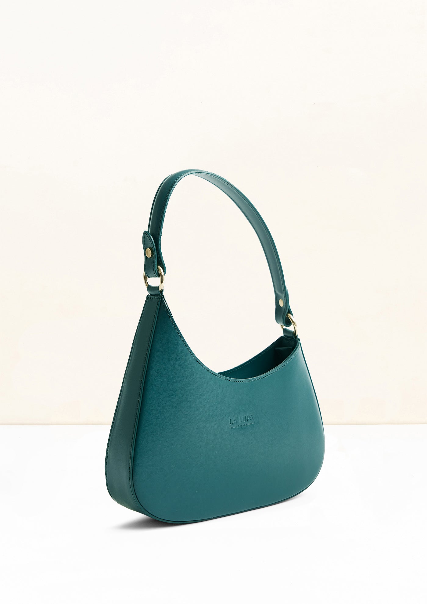 Sienna Teal Italian Leather Handbag from LA LUPA 