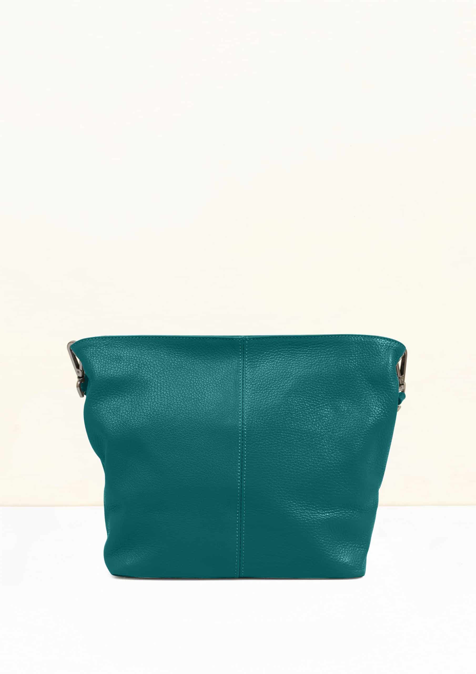 Lola Teal Crossbody Italian Leather Handbag from LA LUPA 