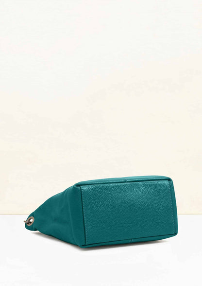 Lola Teal Crossbody Italian Leather Handbag from LA LUPA