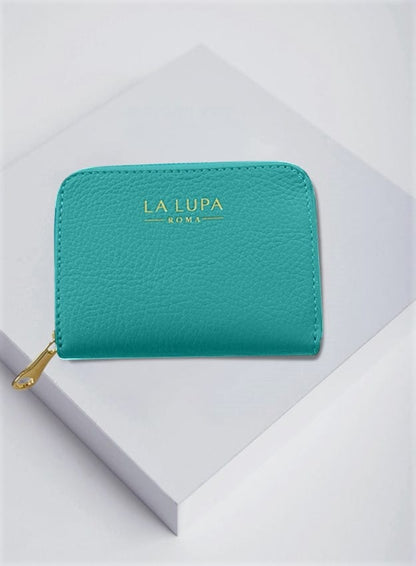 Rosa Purse Turquoise talian Leather Wallet from LA LUPA 